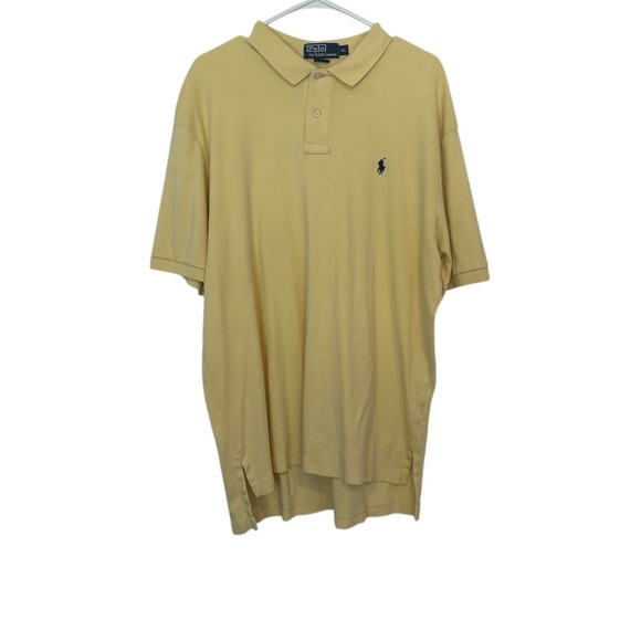 Polo Ralph Lauren Men’s Polo Shirt Size XL Butter Yellow Spring Summer Preppy - Picture 1 of 6